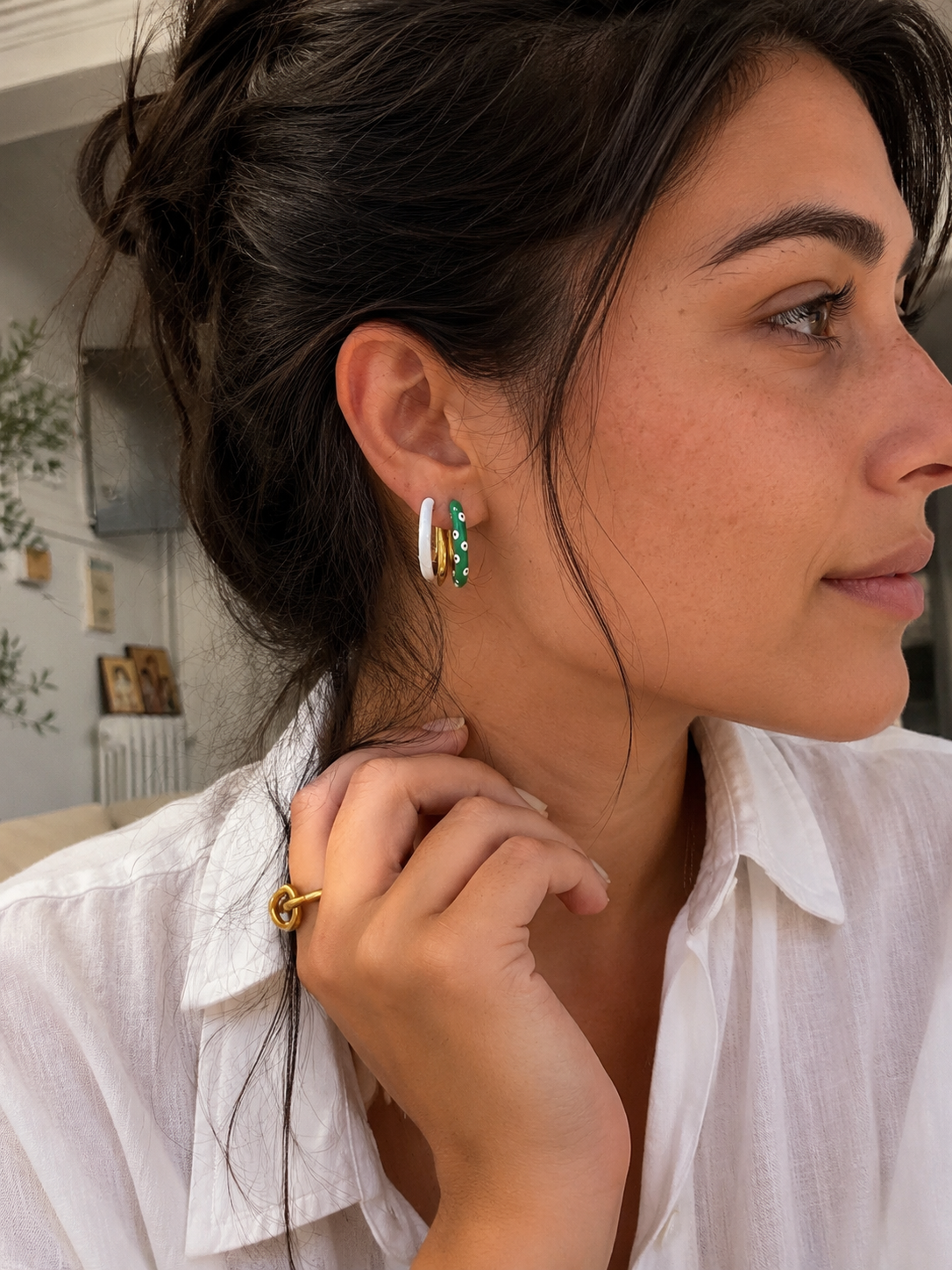 Color Link Earrings